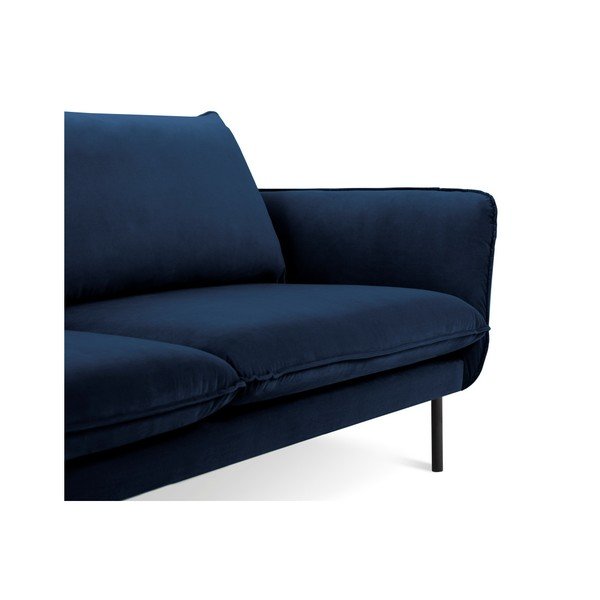 Zils samta dīvāns Cosmopolitan Design Vienna, 230 cm-image-3