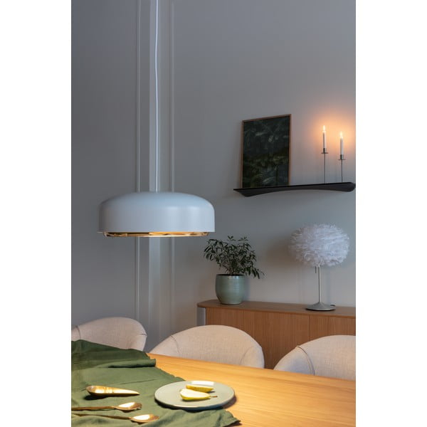 Balta LED piekaramā lampa no metāla ø 40 cm Hazel medium – UMAGE-image-1