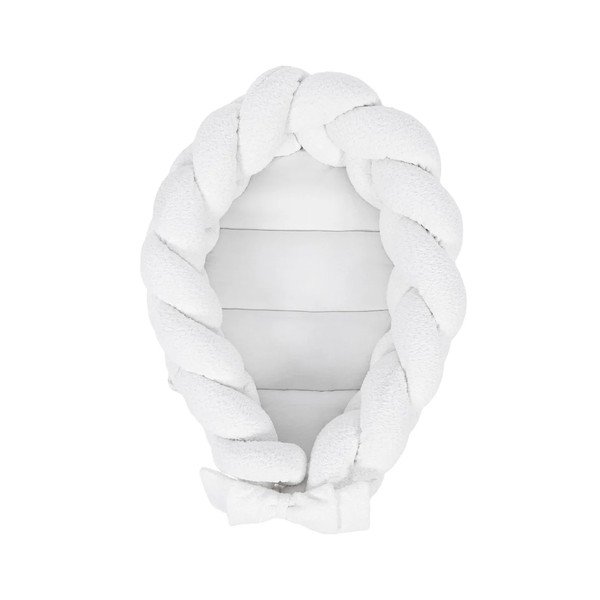 Balta zīdaiņu ligzdiņa 47x70 cm – Meowbaby