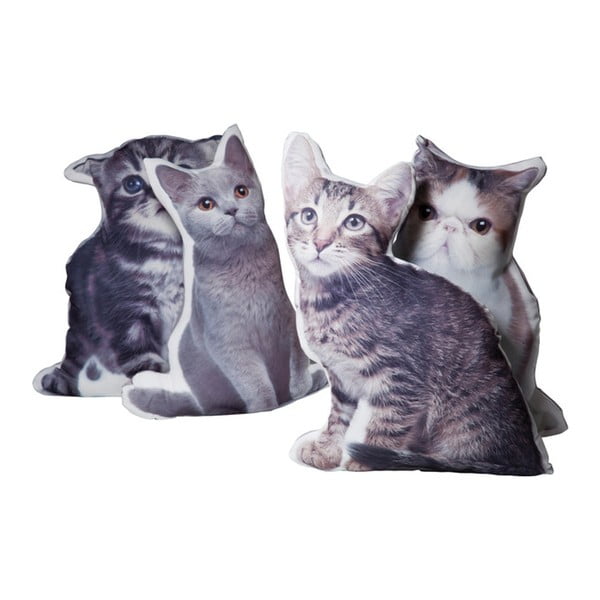 4 spilvenu komplekts Kare Design Kitties