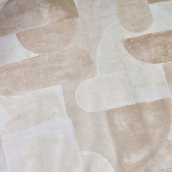 Bēša divguļamā gultas veļa 200x200 cm Sloane Geo – Catherine Lansfield-image-4