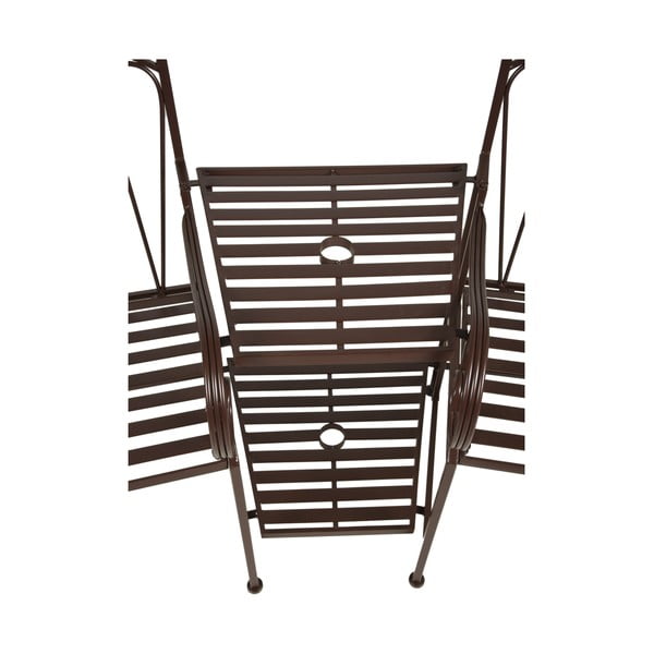 Melns metāla dārza sols Rinjani – Garden Pleasure-image-3