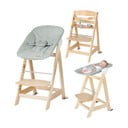 Gaiši zaļš/dabīga toņa bērnu barošanas krēsls Style Born Up 2in1 – Roba