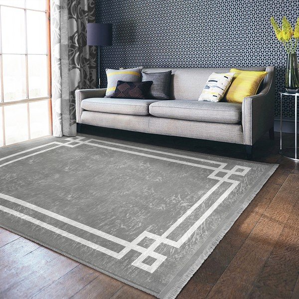 Pelēks paklājs 160x230 cm – Mila Home-image-4