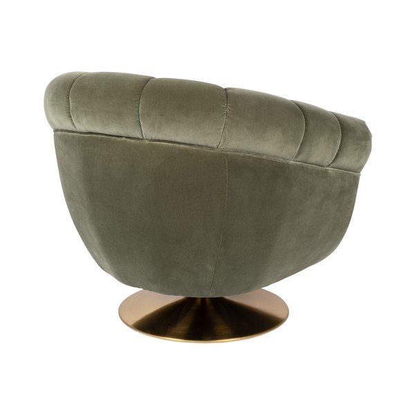 Olīvzaļš samta atpūtas krēsls Dutchbone Member-image-4