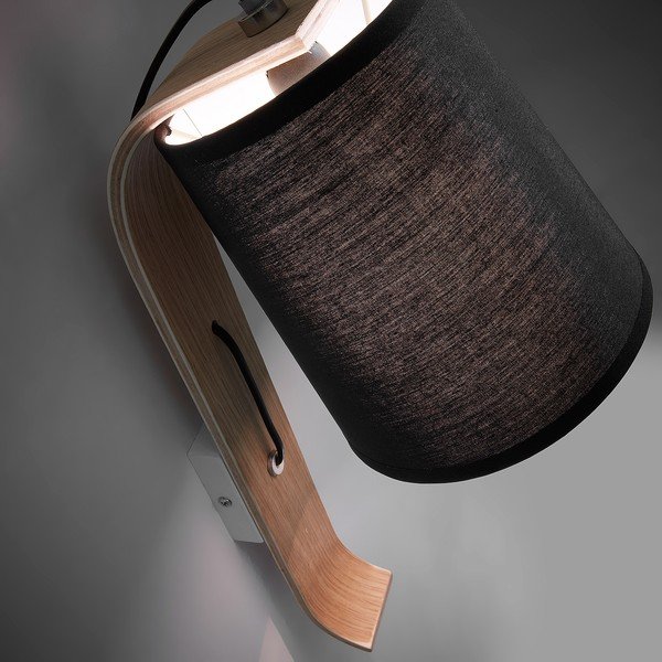 Melna sienas lampa La Forma Percy-image-1