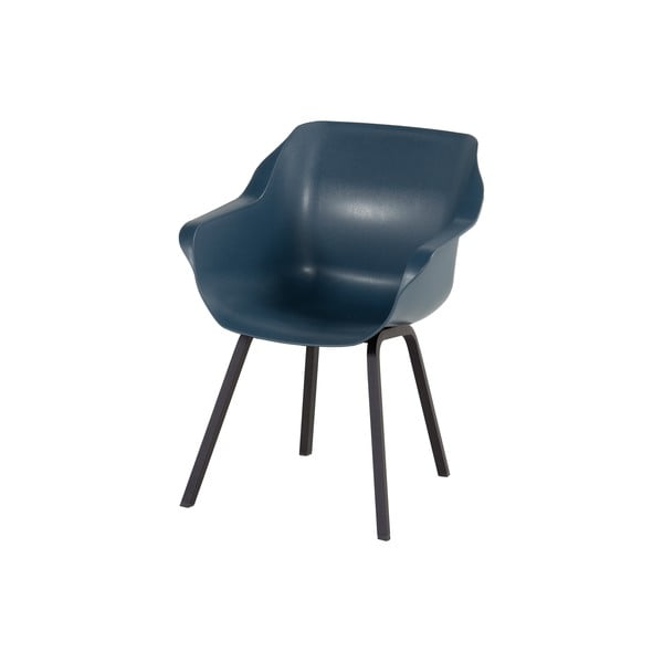 Tumši zili plastmasas dārza krēsli (2 gab.) Sophie Element – Hartman