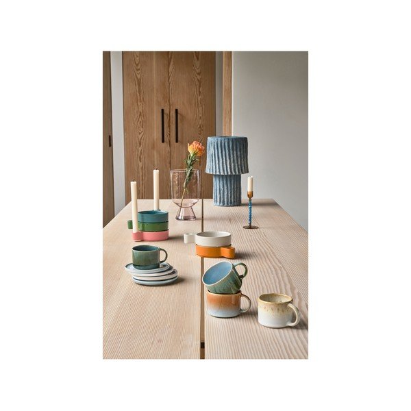 Gaiši rozā stikla vāze (augstums 24 cm) Drum – Villa Collection-image-2