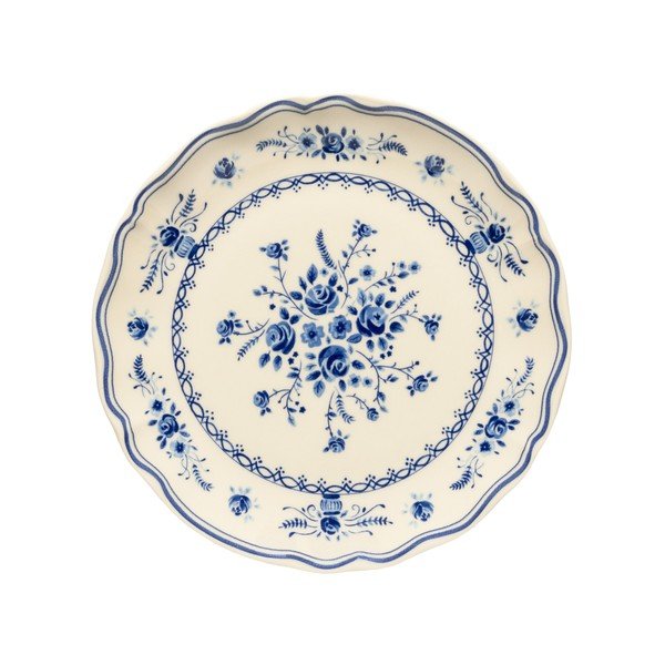 Zils/bēšs deserta akmensmasas šķīvis ø 21 cm Vila – Costa Nova