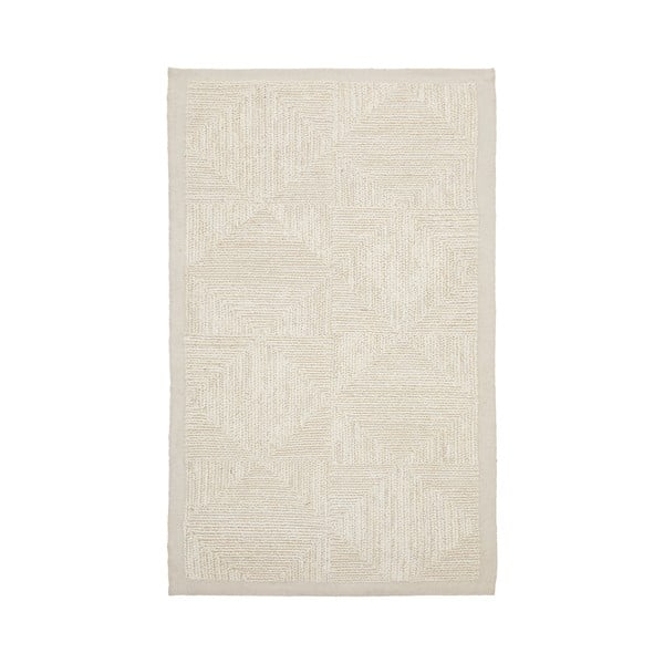 Krēmkrāsas ar rokām darināts džutas paklājs 160x230 cm Sicali – Kave Home
