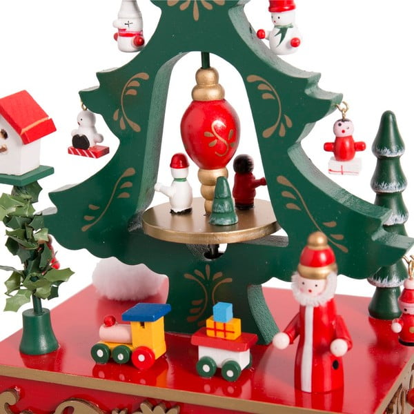 Koka muzikāla figūriņa (augstums 24 cm) Christmas Tree – Casa Selección-image-1