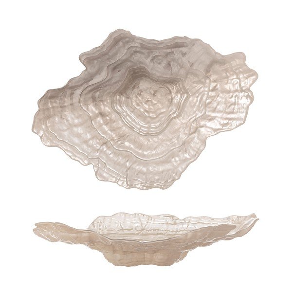 Stikla dekoratīva bļoda 29x38 cm Aiku – Bloomingville