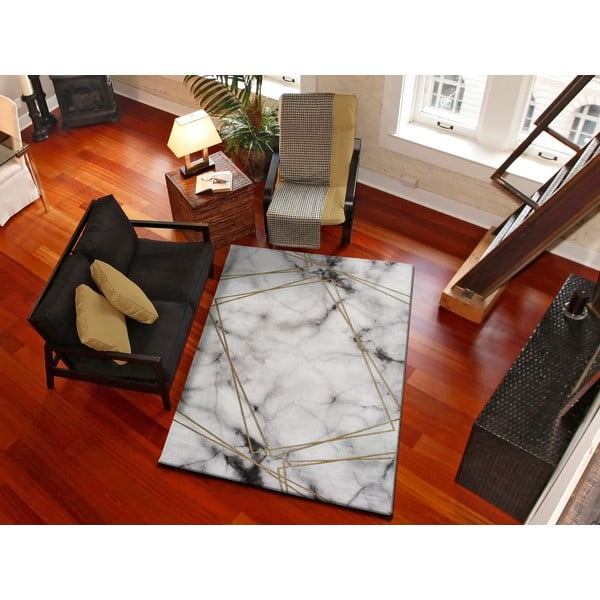 Pelēks un balts paklājs Universal Artist Marble, 160 x 230 cm-image-1