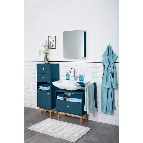 Zaļganzils augsts/piekarams vannas istabas skapis 40x100 cm Color Bath – Tom Tailor-image-1