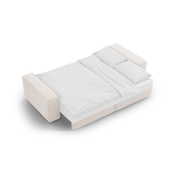 Bēšs salokāms dīvāns 247 cm Jodie – Micadoni Home-image-4