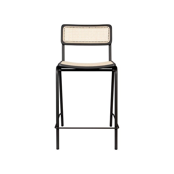 Melns/dabīga toņa bāra krēsls (2 gab.) 93,5 cm Jort – Zuiver-image-2