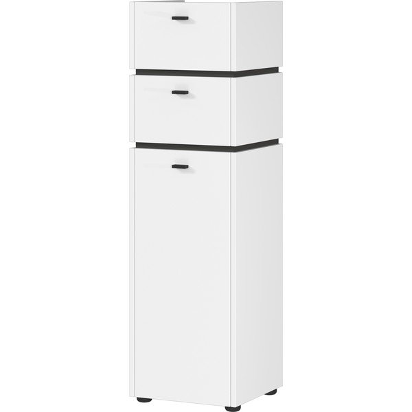 Balts augsts vannas istabas skapītis 34x117 cm Modesto – Germania-image-2