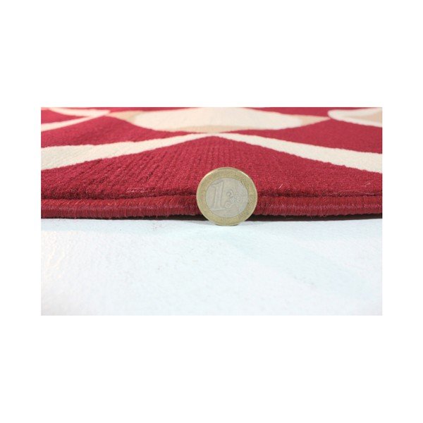 Sarkanais paklājs Flair paklāji Carnaby Element Red, 160 x 230 cm-image-1