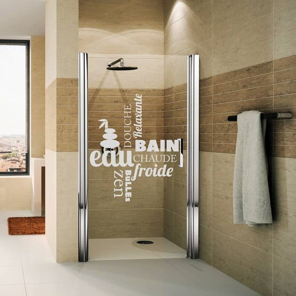 Ūdensizturīga uzlīme dušai Ambiance Zen, 55 x 65 cm