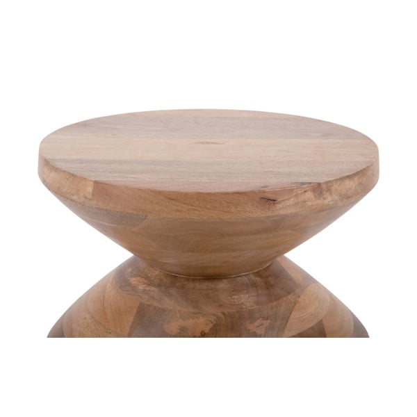 Mango masīvkoka apaļš sānu galdiņš ø 35 cm  Totem  – Leitmotiv-image-4