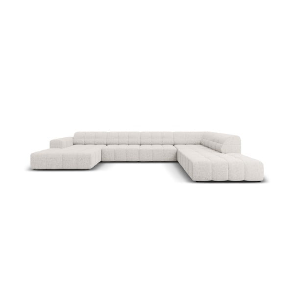Gaiši pelēks stūra dīvāns (ar labo stūri/U veida) Chicago – Cosmopolitan Design