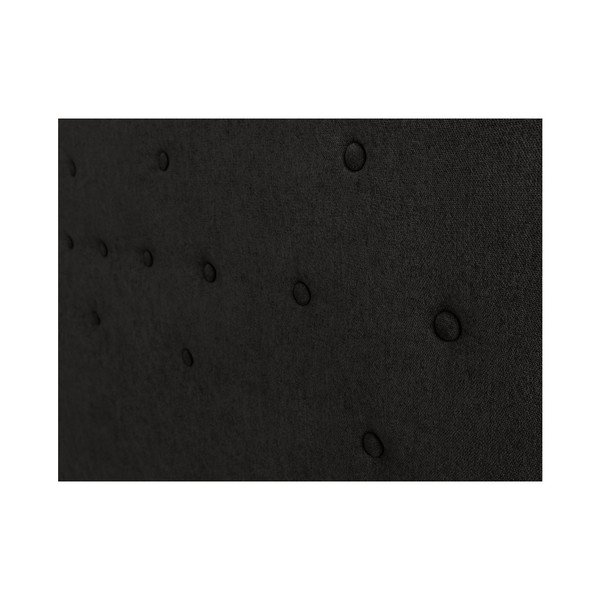 Melns headboard Cosmopolitan dizains Barcelona, platums 142 cm-image-2