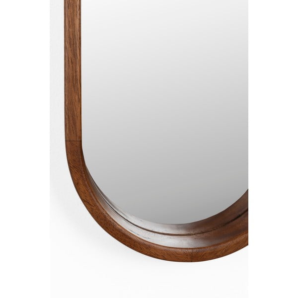 Sienas spogulis ar masīvkoka rāmi 24x120 cm Nyko – White Label-image-4