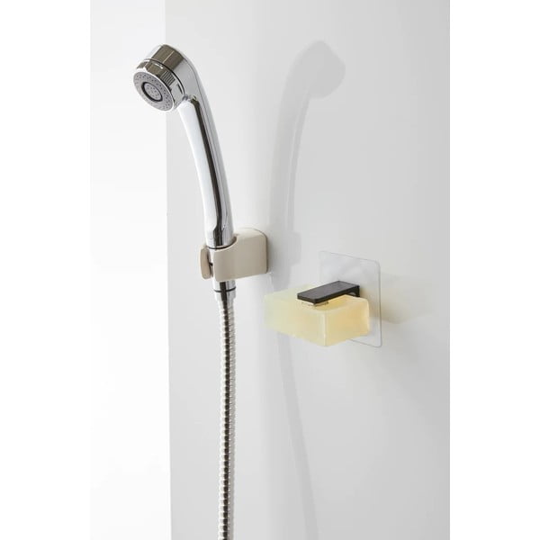 Melns plastmasas pašlīmējošs magnētiskais ziepju turētājs Film Hook – YAMAZAKI-image-3