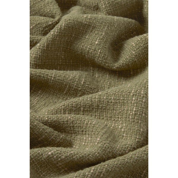 Haki kokvilnas pleds 130x180 cm Handloom – Lorena Canals-image-3
