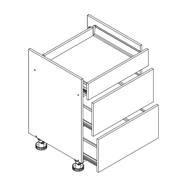 Apakšējais virtuves skapītis (platums 60 cm) Kai – STOLKAR-image-2