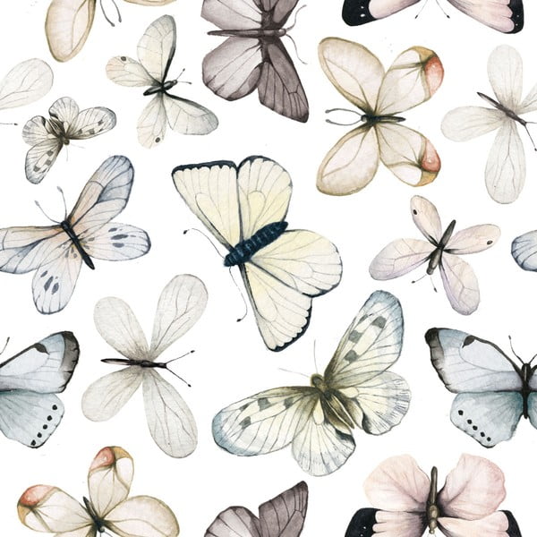 Tapetes ar tauriņiem Dekornik Butterflies