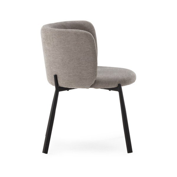 Pelēki polsterēti ēdamistabas krēsli (2 gab.) Ginny – MOME-image-3