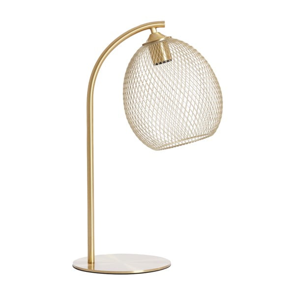 Zelta krāsas galda lampa (augstums 50 cm) Moroc – Light & Living