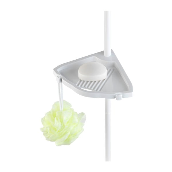 Balts teleskopisks stūra plaukts vannasistabai Wenko Easy-image-2