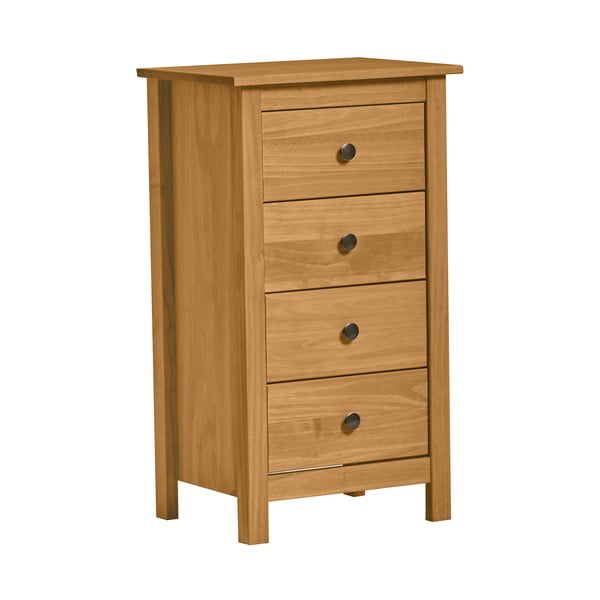 Kumode ar 4 atvilktnēm no dabīga priedes masīvkoka Marckeric Berna-image-3