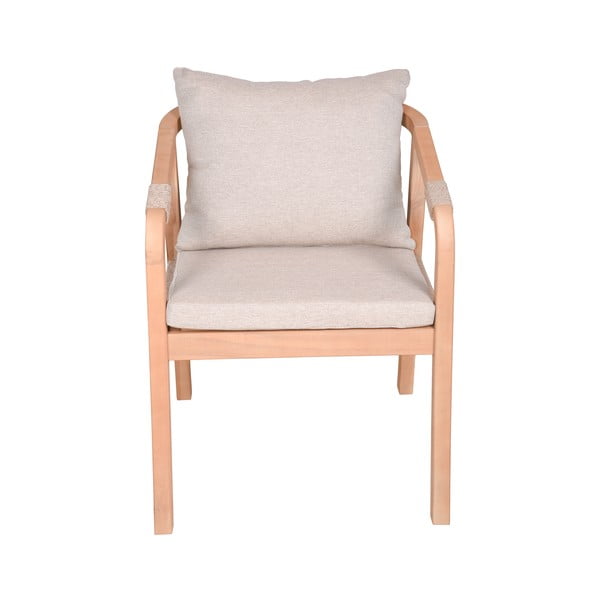 Dabīga toņa masīvkoka dārza krēsli (2 gab.) Bogota – Garden Pleasure-image-1