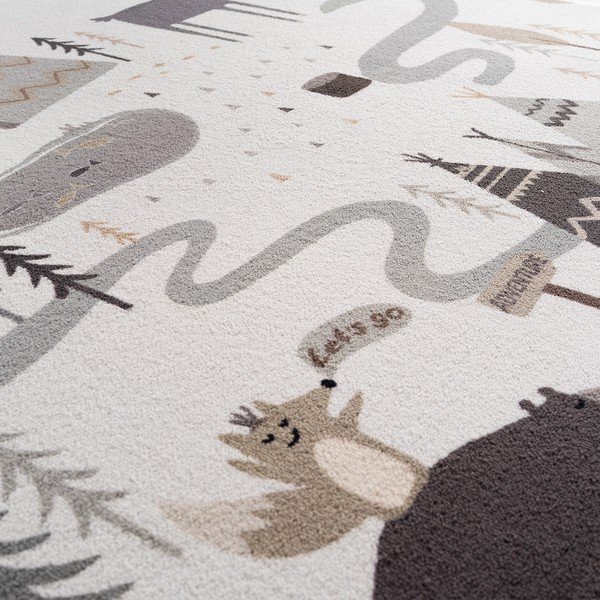 Krēmkrāsas mazgājams bērnu paklājs ø120 cm Coco 1135 – Ayyildiz Carpets-image-2