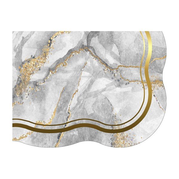 Pelēki/zelta krāsas vannas istabas paklājiņi (2 gab.) 60x100 cm – Foutastic-image-4