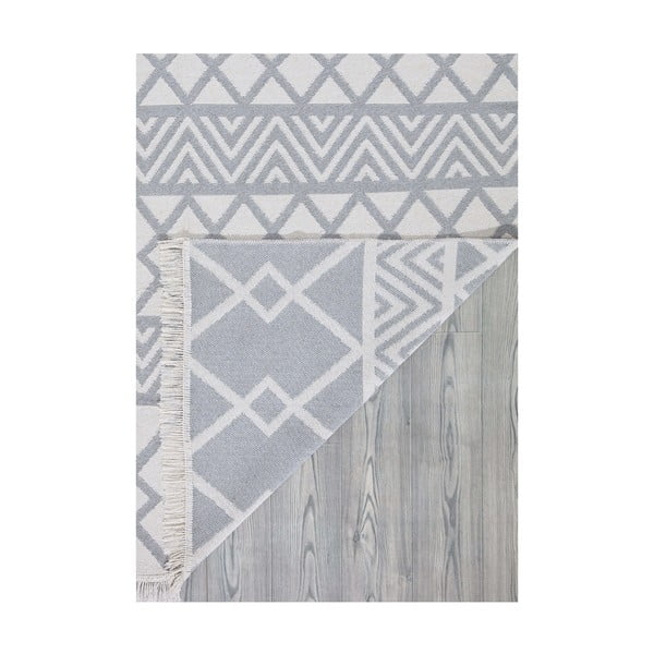 Balti pelēks kokvilnas paklājs Oyo home Duo, 160 x 230 cm-image-4