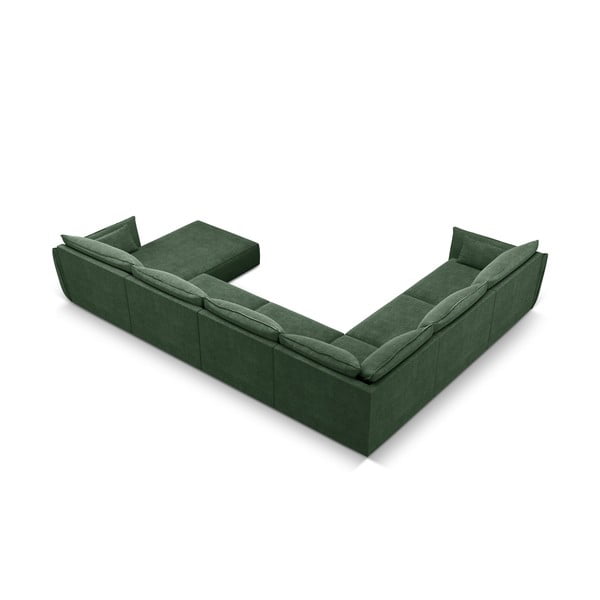 Tumši zaļš stūra dīvāns (kreisais stūris) Vanda – Mazzini Sofas-image-3