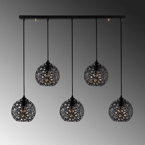 Melna piekaramā lampa ø 17 cm Fellini – Opviq lights-image-1