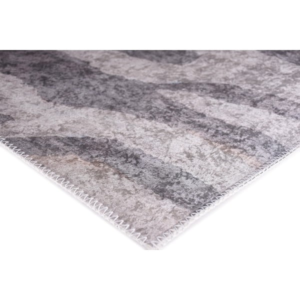 Pelēks mazgājams celiņa paklājs 80x200 cm City Clouds – Vitaus-image-2