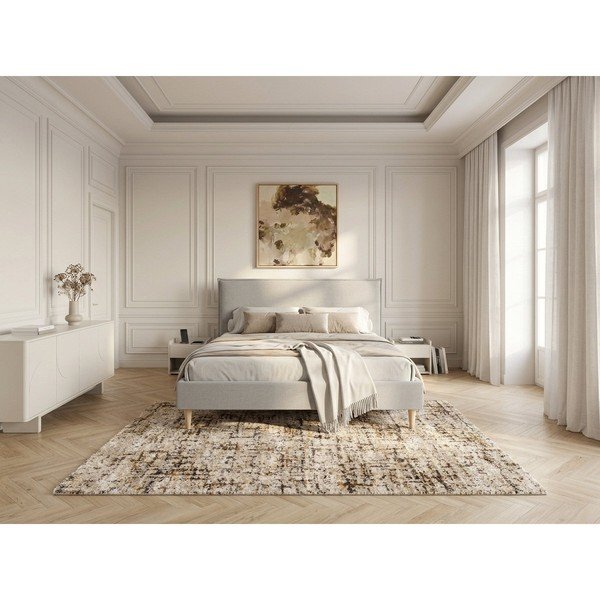 Pelēka divguļamā gulta Bobochic Paris Sary Light, 160 x 200 cm-image-3