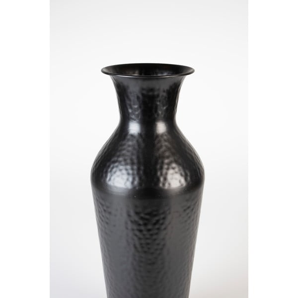 Melna tērauda augsta vāze (augstums 49 cm) Dunja – White Label-image-4