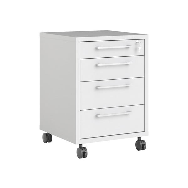 Balts skapītis ar slēdzeni 48x68 cm Prima – Tvilum-image-2