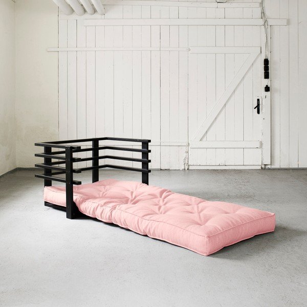 Maināms krēsls Karup Funk Black/Pink Peonie-image-1
