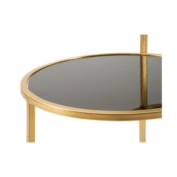 Apaļš žurnālgaldiņš zelta krāsā 40x50 cm – Mauro Ferretti-image-4