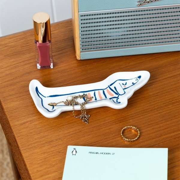 Keramikas rotaslietu statīvs Sausage dog – Rex London-image-1