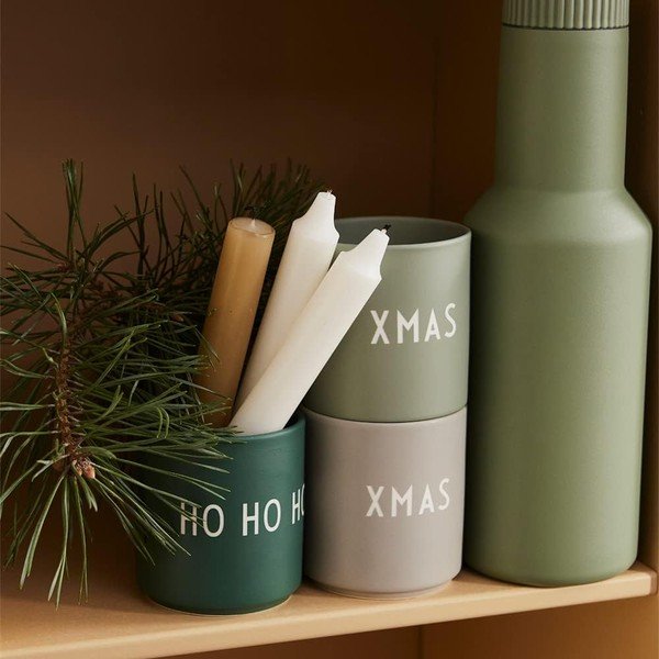 Zaļa porcelāna imitācijas krūze Design Letters Favourite, 0,25 l-image-1