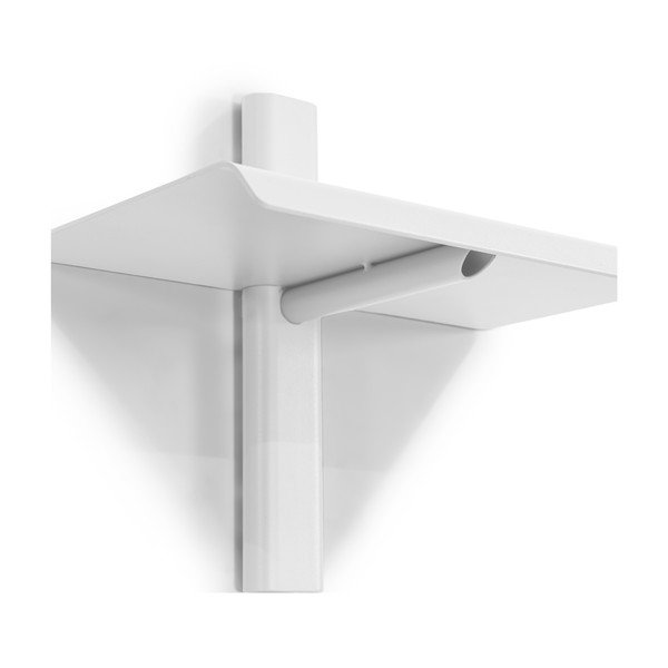 Balts metāla sienas plaukts 28 cm Hola – Spinder Design-image-2